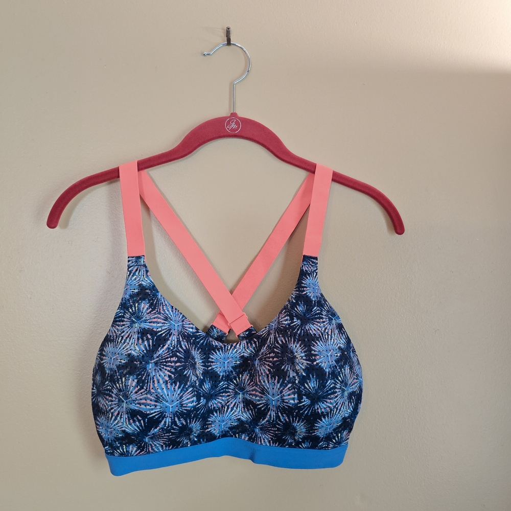 Colorful Patterned Sports Bra